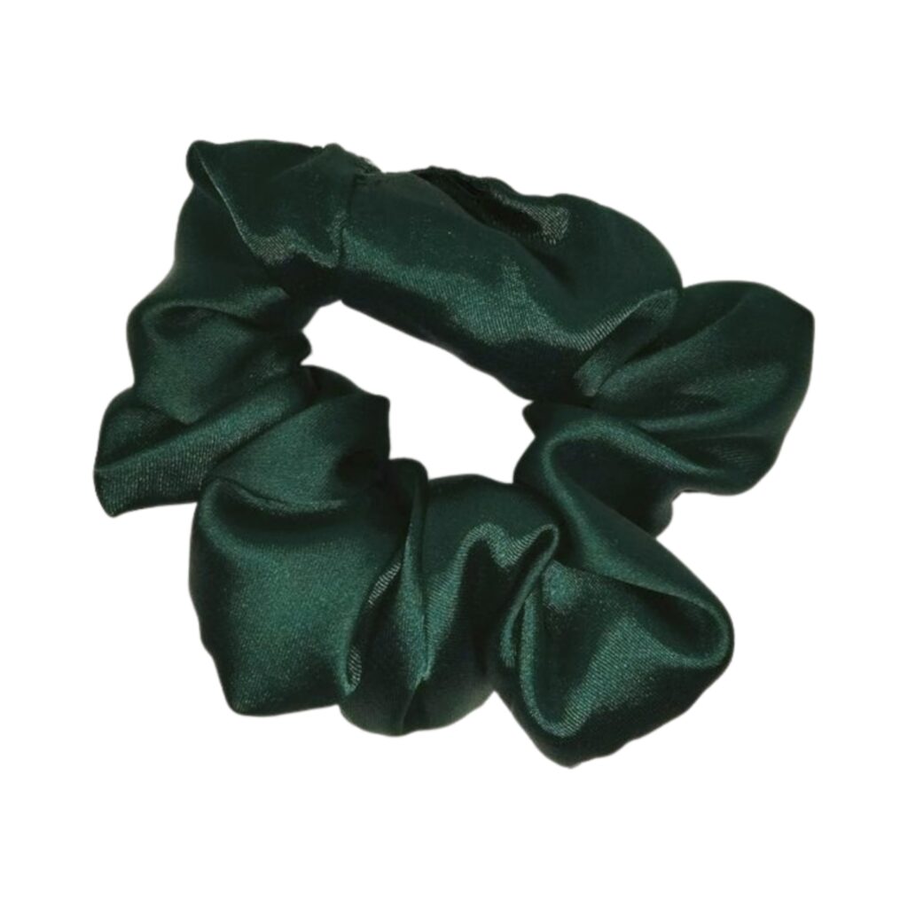Dark Green Scrunchie